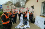 Protest pod siedzibą GDDKiA w Lublinie (zdjęcie 4)