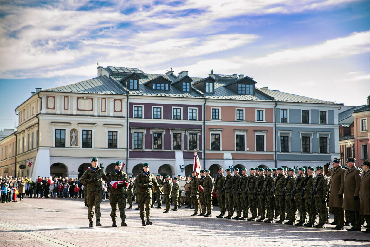  Narodowe Święto Niepodległości w Zamościu (zdjęcie 3) - Autor: Kazimierz Chmiel