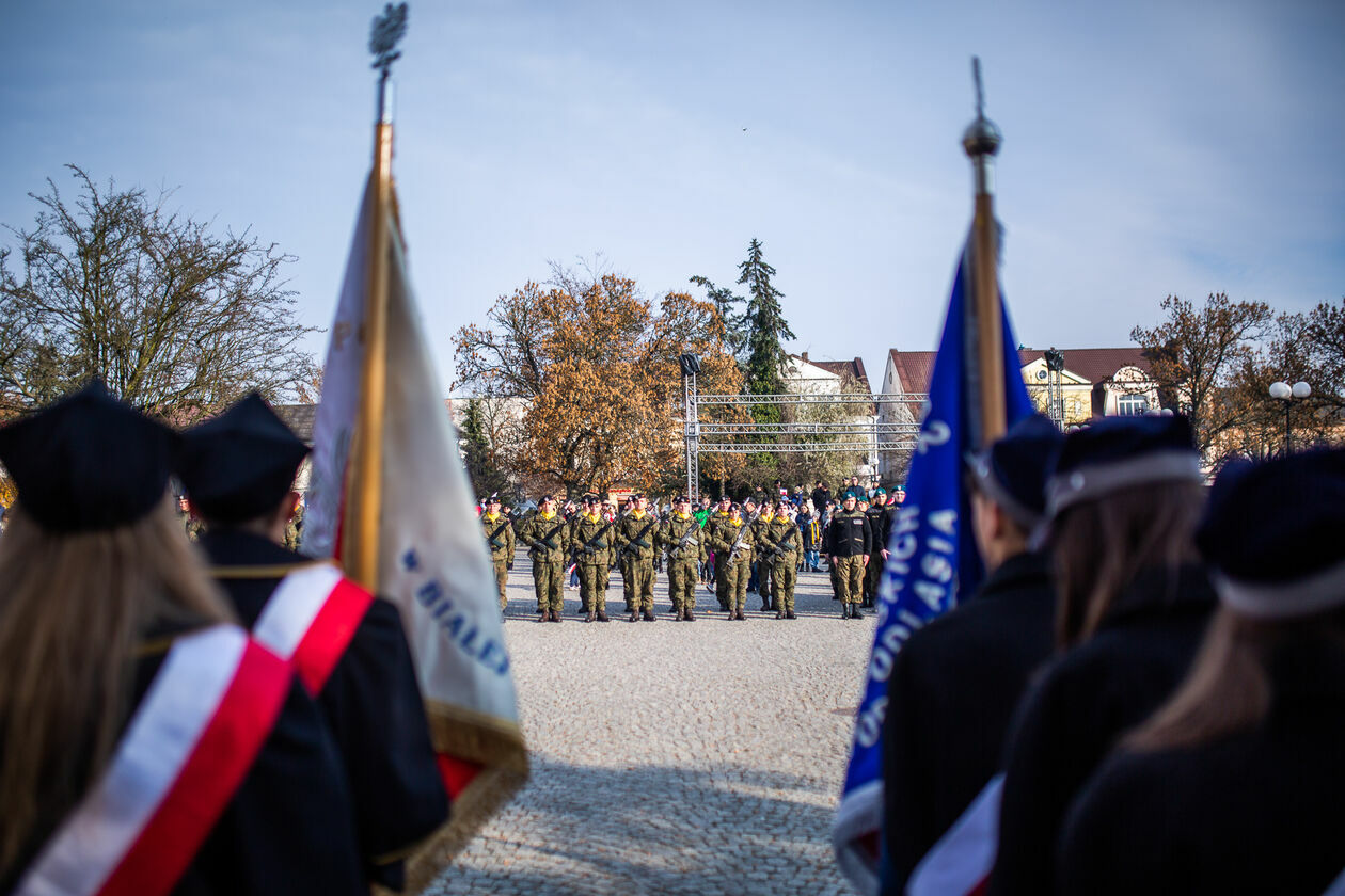  Narodowe Święto Niepodległości w Białej Podlaskiej (zdjęcie 12) - Autor: Bartosz Wołoszko