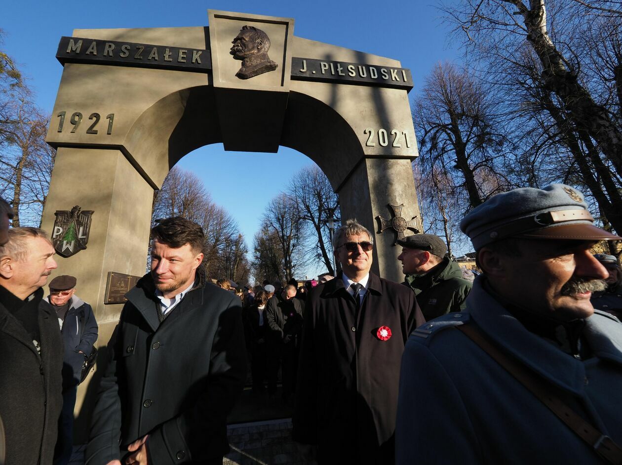  Otwarcie łuku triumfalnego w Tomaszowie Lubelskim (zdjęcie 10) - Autor: Maciej Kaczanowski