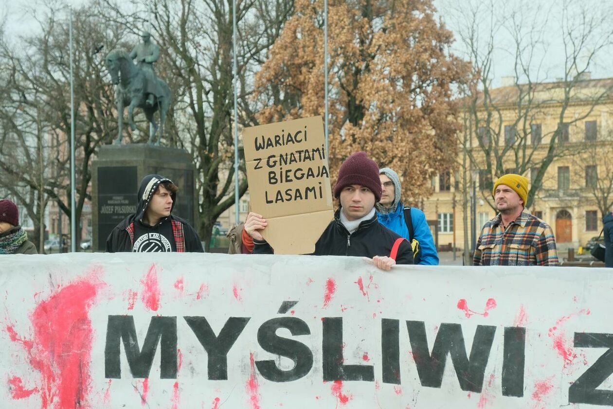  Protest przeciwko myśliwym (zdjęcie 18) - Autor: Maciej Kaczanowski