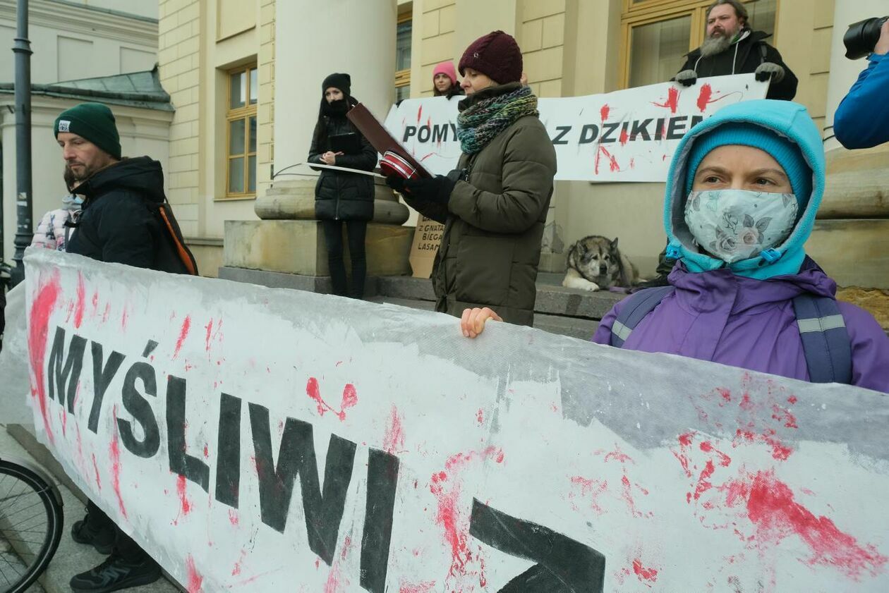  Protest przeciwko myśliwym (zdjęcie 11) - Autor: Maciej Kaczanowski