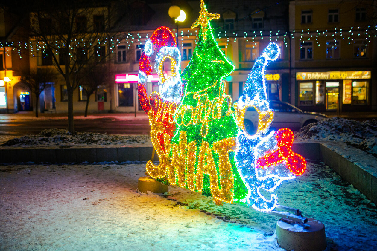 Świąteczna iluminacja w Białej Podlaskiej - Autor: Bartosz Wołoszko