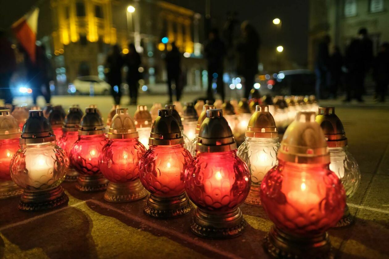  40 rocznica wprowadzenia stanu wojennego w Lublinie (zdjęcie 63) - Autor: Maciej Kaczanowski