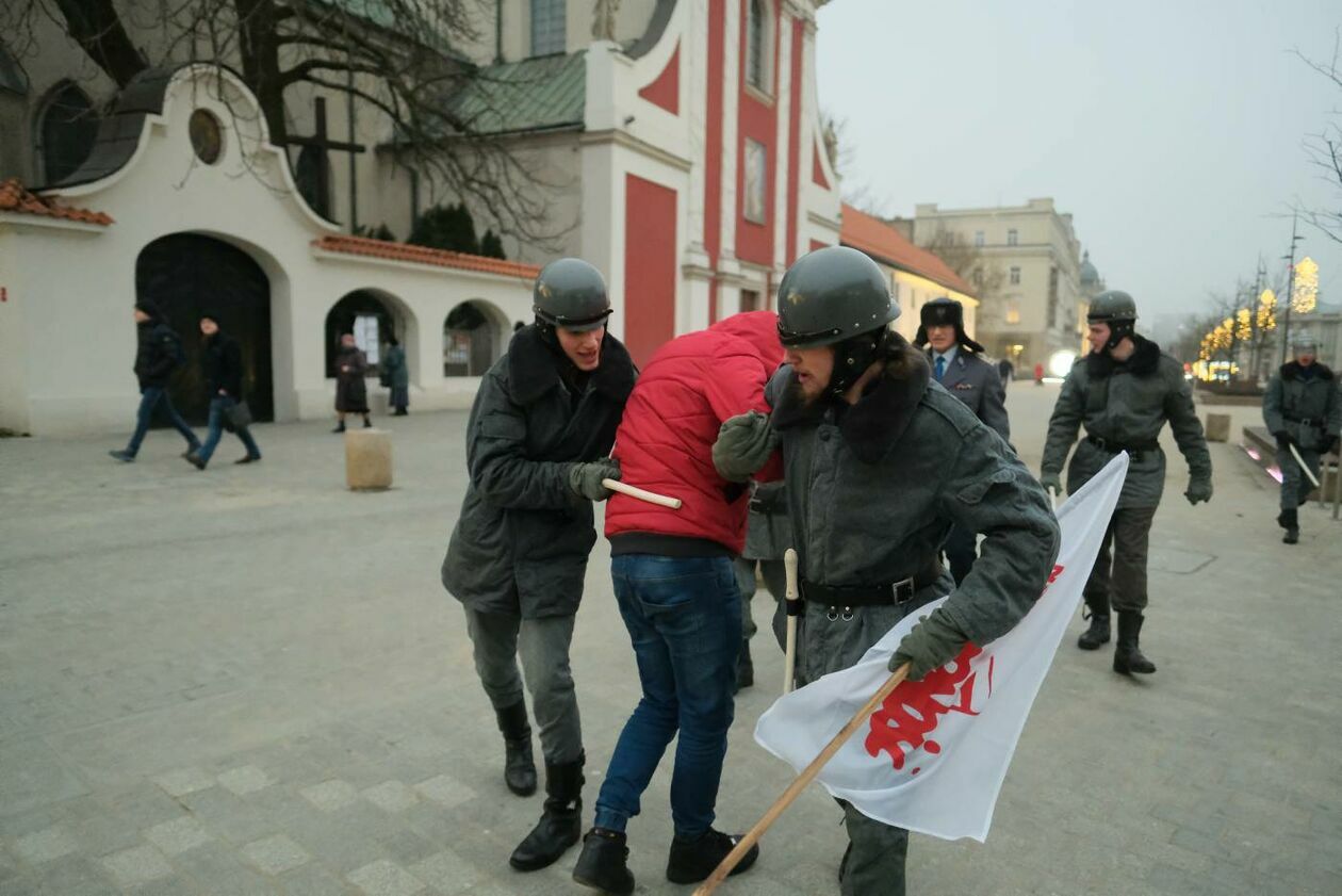  40 rocznica wprowadzenia stanu wojennego w Lublinie (zdjęcie 31) - Autor: Maciej Kaczanowski