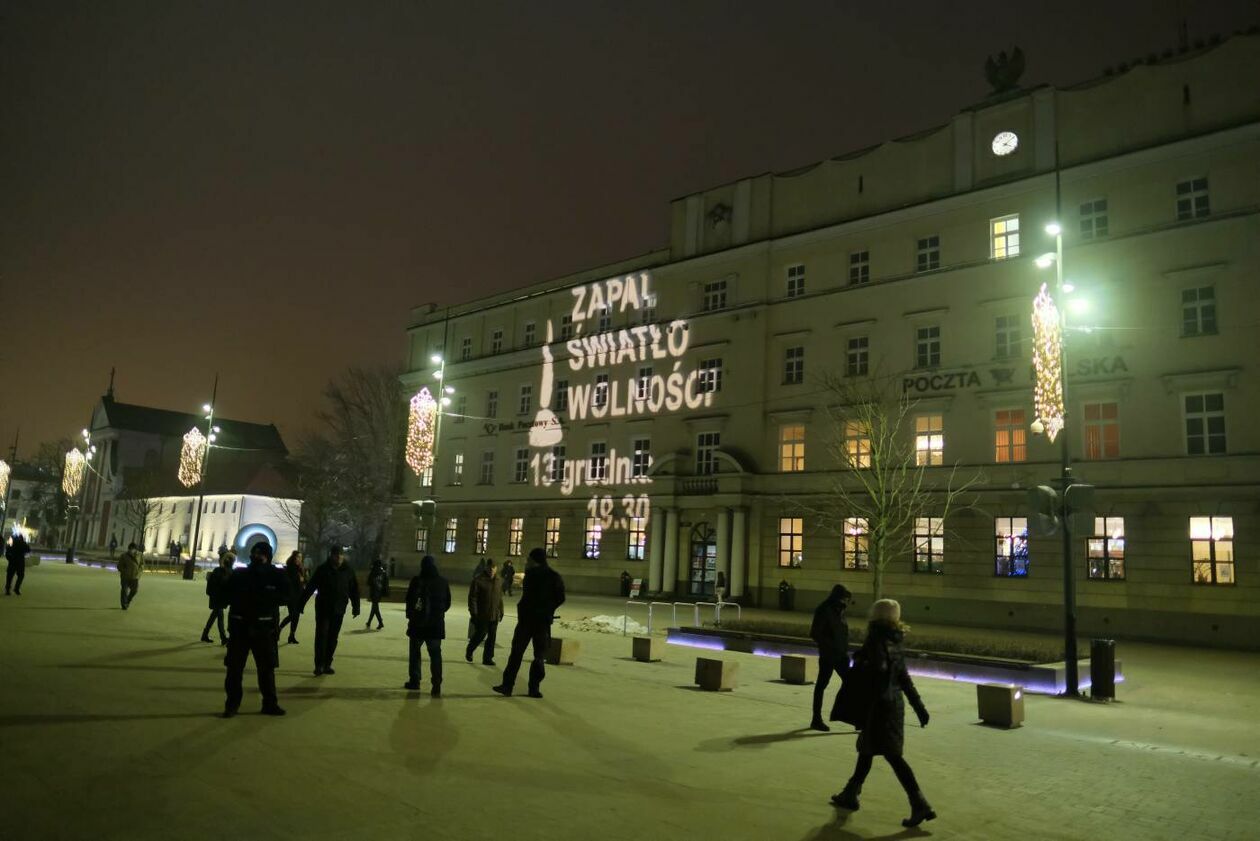  40 rocznica wprowadzenia stanu wojennego w Lublinie (zdjęcie 47) - Autor: Maciej Kaczanowski
