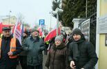 Pikieta kolejarzy z NSZZ Solidarność przed konsulatem Ukrainy (zdjęcie 3)