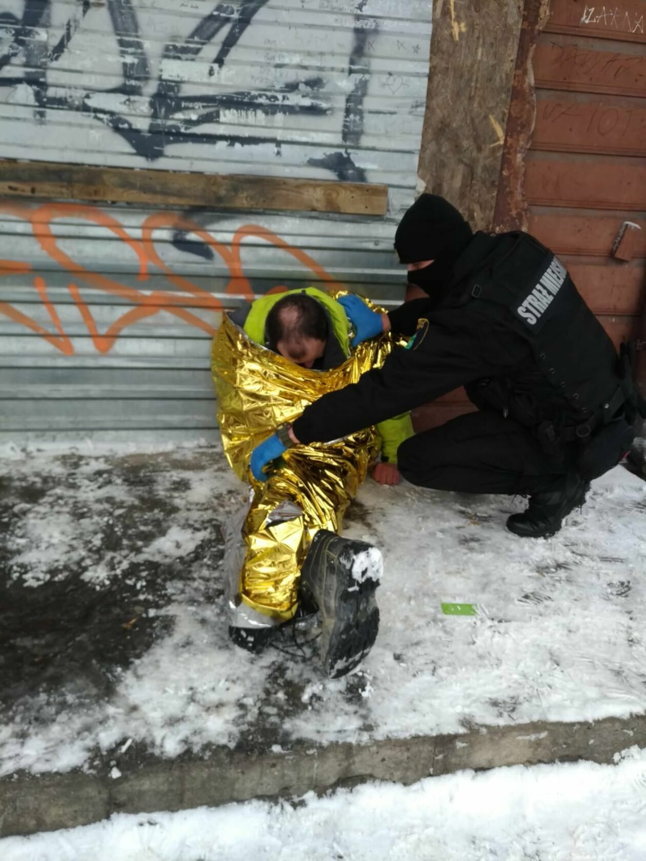  Interwencja strażników miejskich z Chełma (zdjęcie 2) - Autor: Straż Miejska Chełm/Facebook