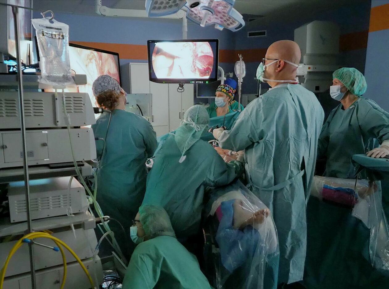  Operacja laparoskopowa w SPSK 1 (zdjęcie 6) - Autor: Maciej Kaczanowski