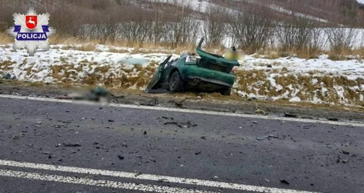 Zagrody. Tragiczny wypadek na drodze Lublin - Biłgoraj