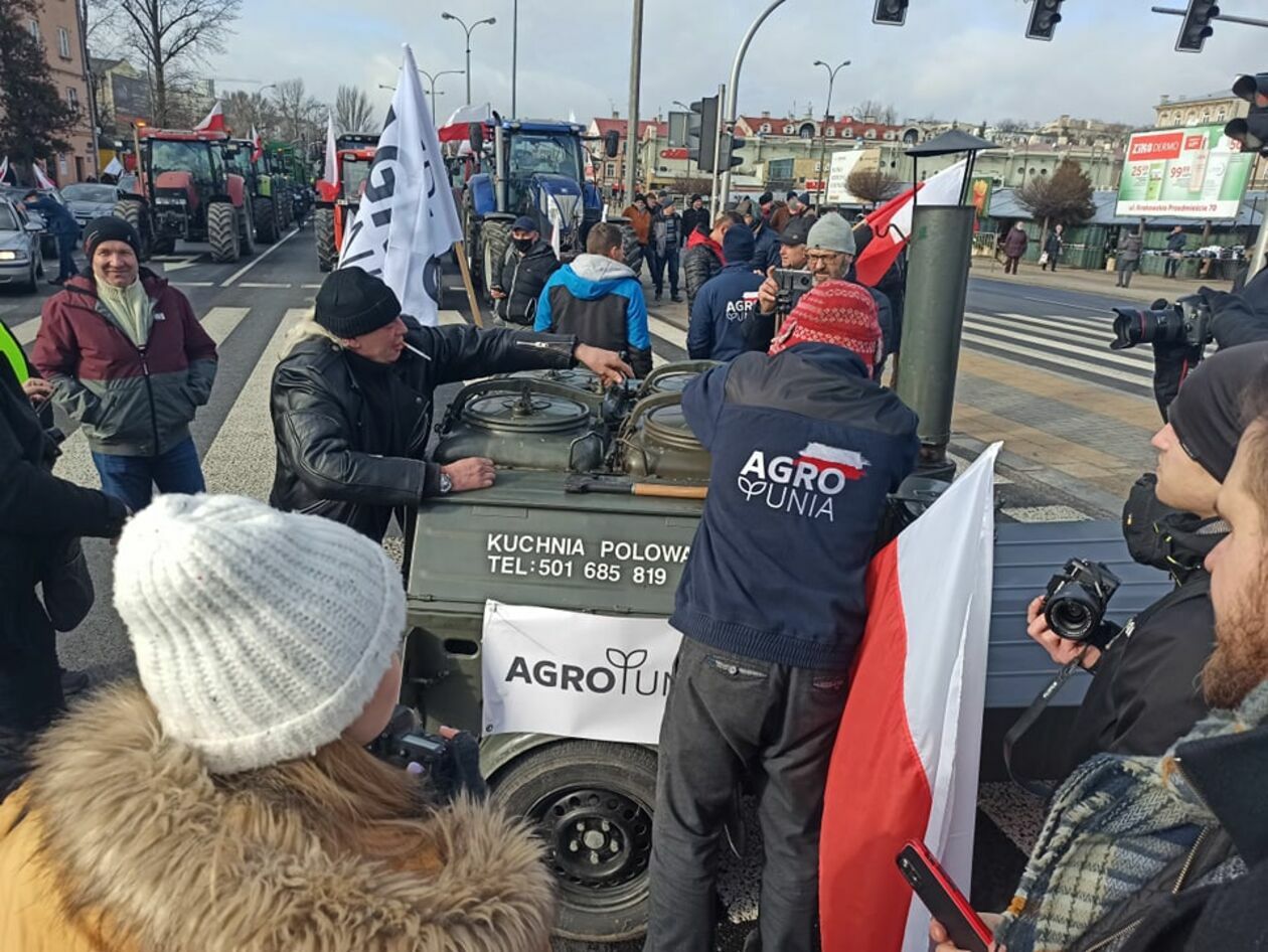  Protest rolników w Lublinie (zdjęcie 4) - Autor: Agnieszka Antoń-Jucha