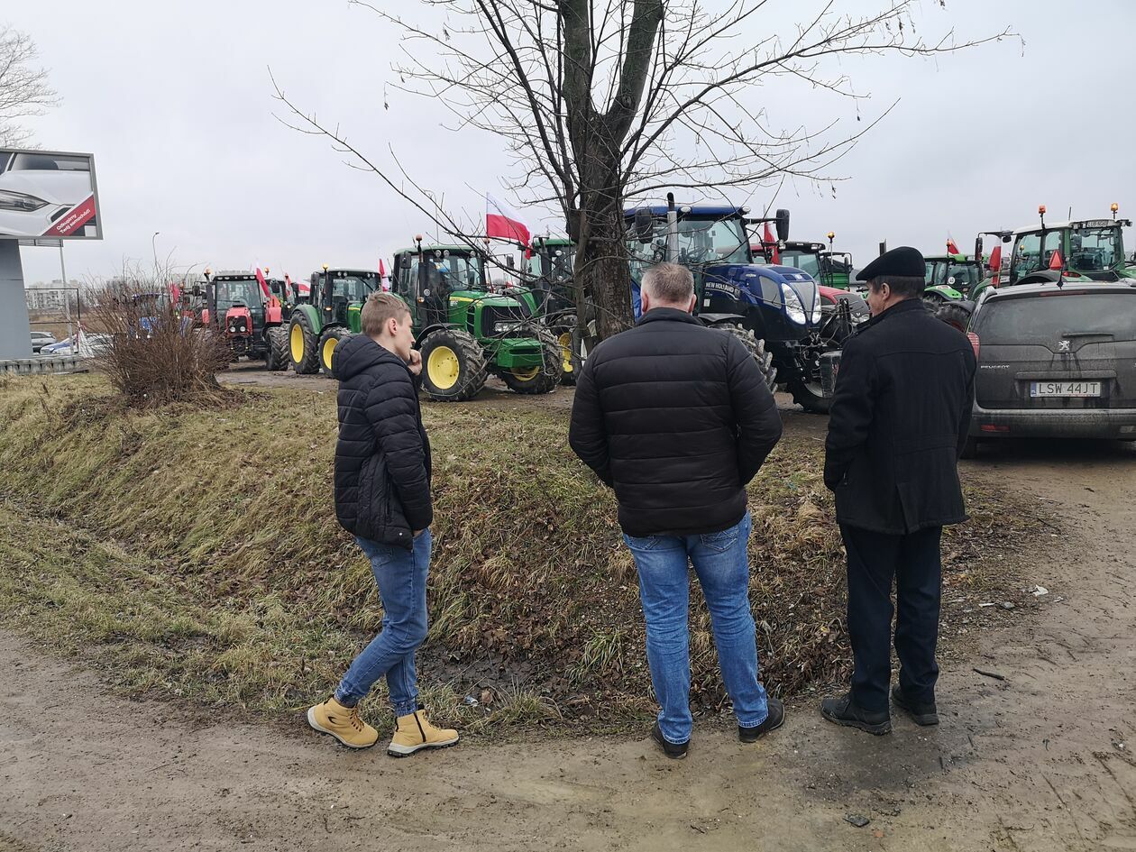 Protest rolników w Lublinie