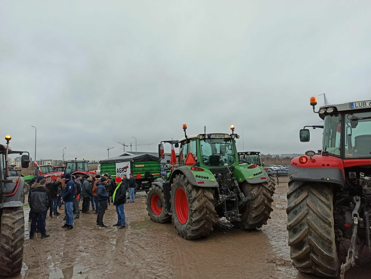  Protest rolników w Lublinie (zdjęcie 23) - Autor: Sławomir Skomra