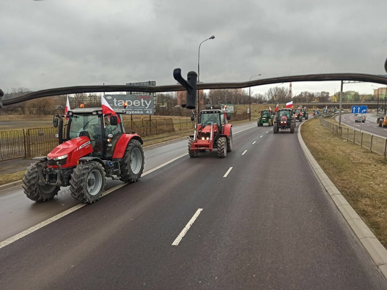 Protest rolników w Lublinie