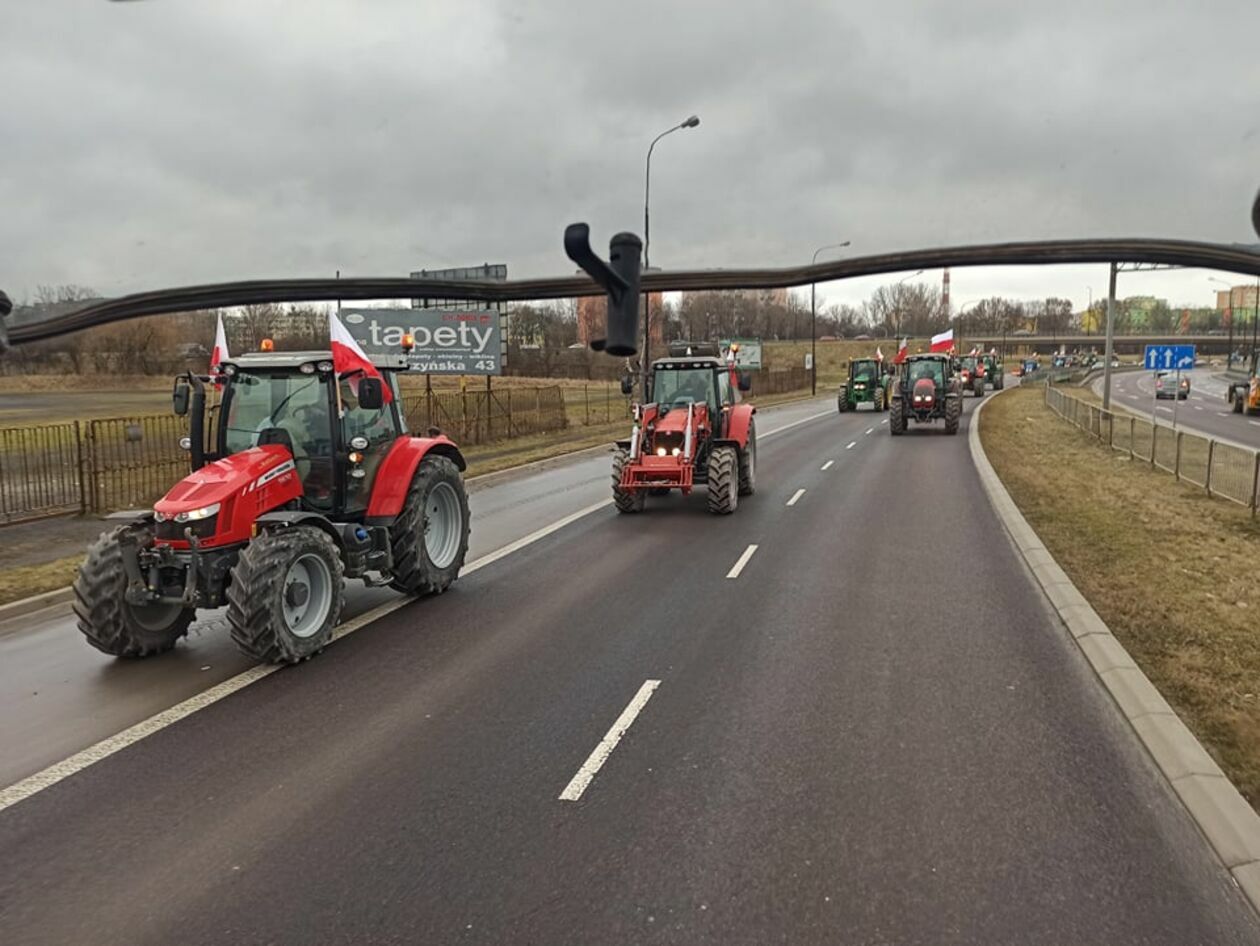  Protest rolników w Lublinie  - Autor: Agnieszka Antoń-Jucha