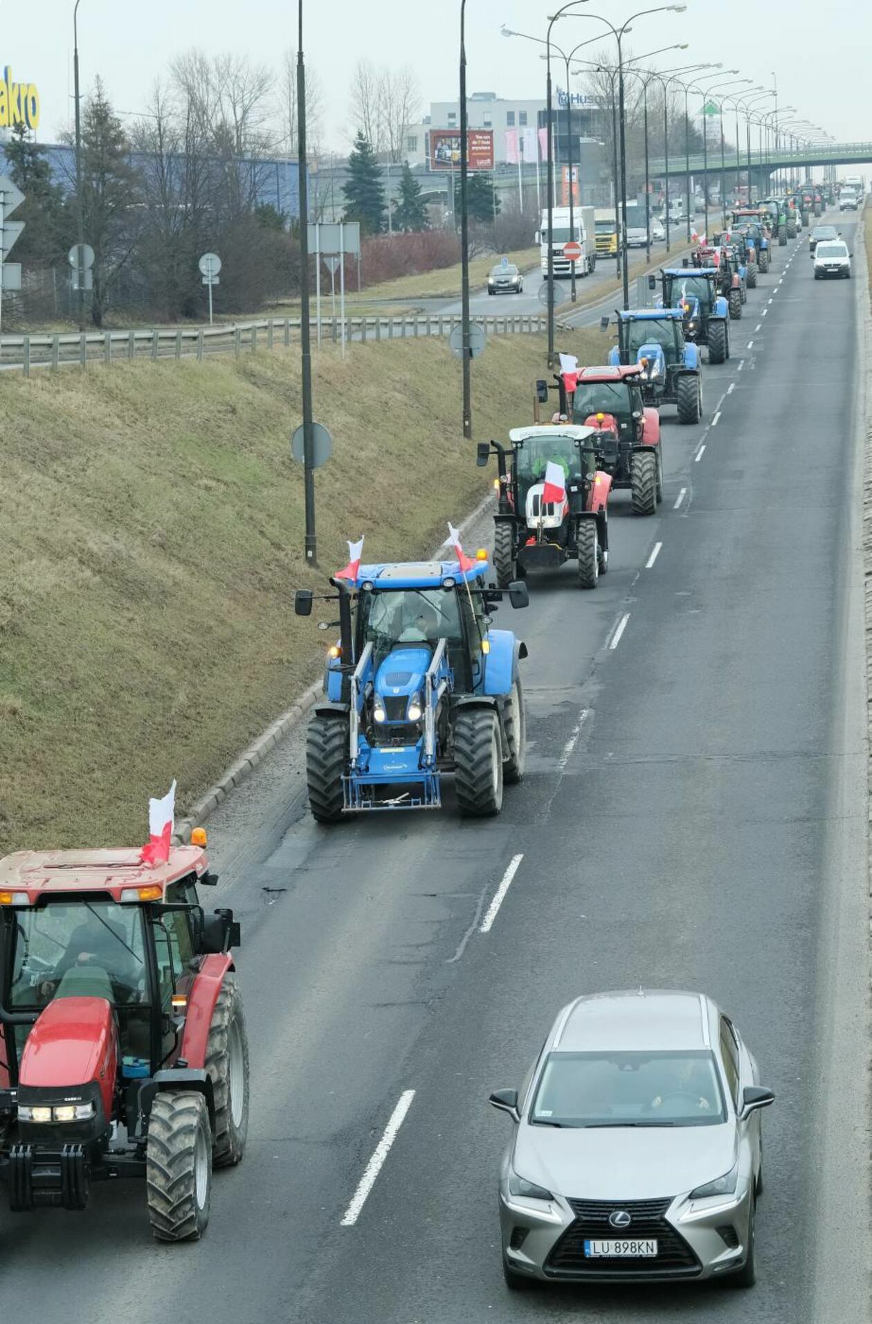  Protest rolników z Agrounii w Lublinie (zdjęcie 21) - Autor: Maciej Kaczanowski
