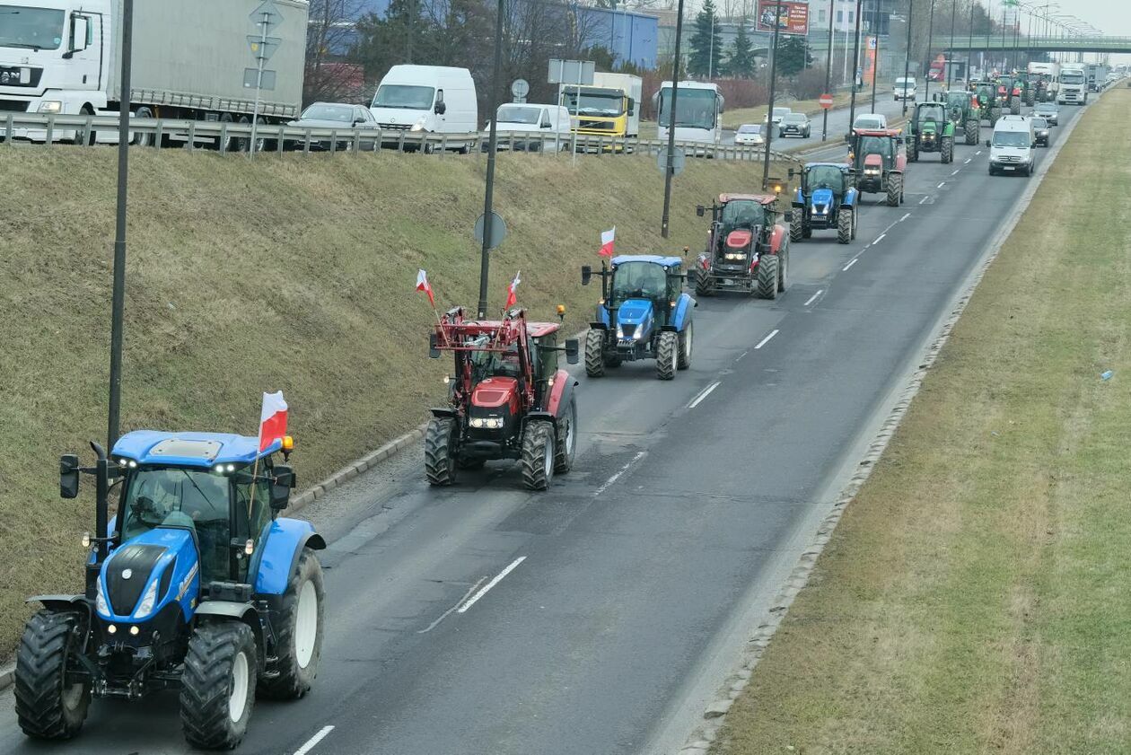  Protest rolników z Agrounii w Lublinie (zdjęcie 23) - Autor: Maciej Kaczanowski