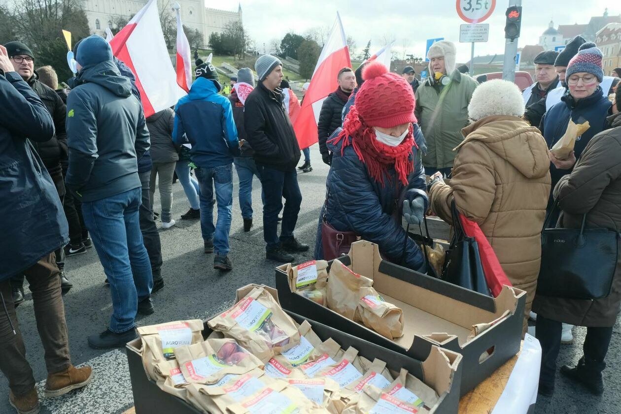  Protest rolników z Agrounii w Lublinie (zdjęcie 46) - Autor: Maciej Kaczanowski