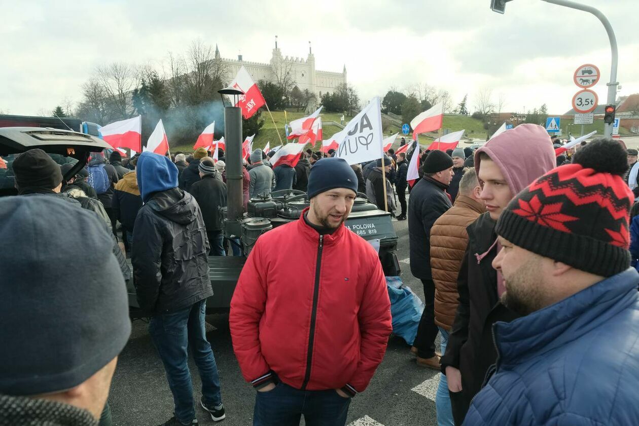  Protest rolników z Agrounii w Lublinie (zdjęcie 58) - Autor: Maciej Kaczanowski