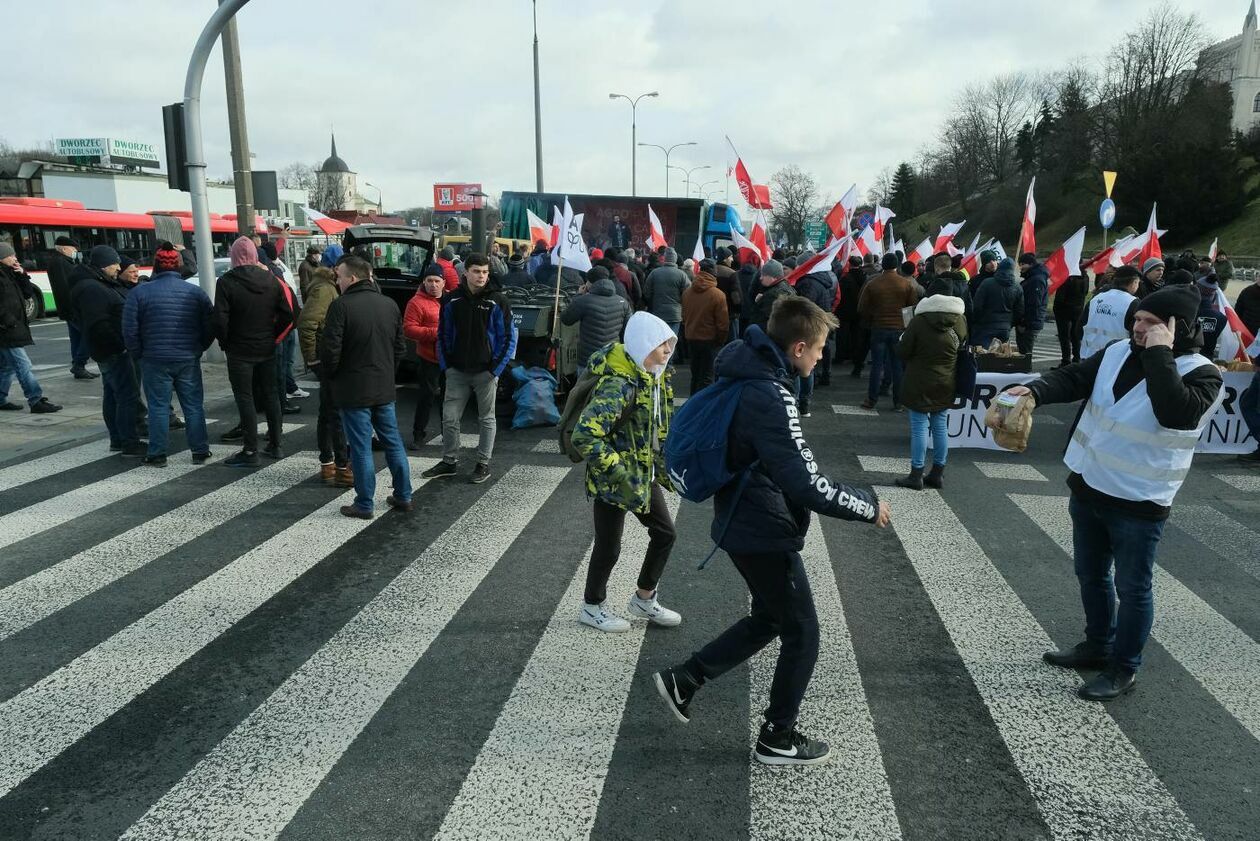  Protest rolników z Agrounii w Lublinie (zdjęcie 59) - Autor: Maciej Kaczanowski