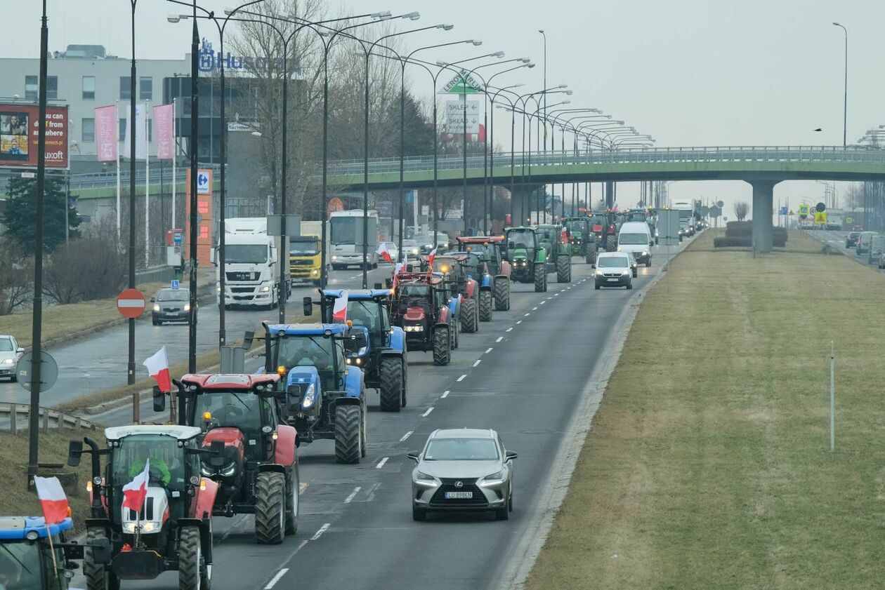  Protest rolników z Agrounii w Lublinie (zdjęcie 20) - Autor: Maciej Kaczanowski