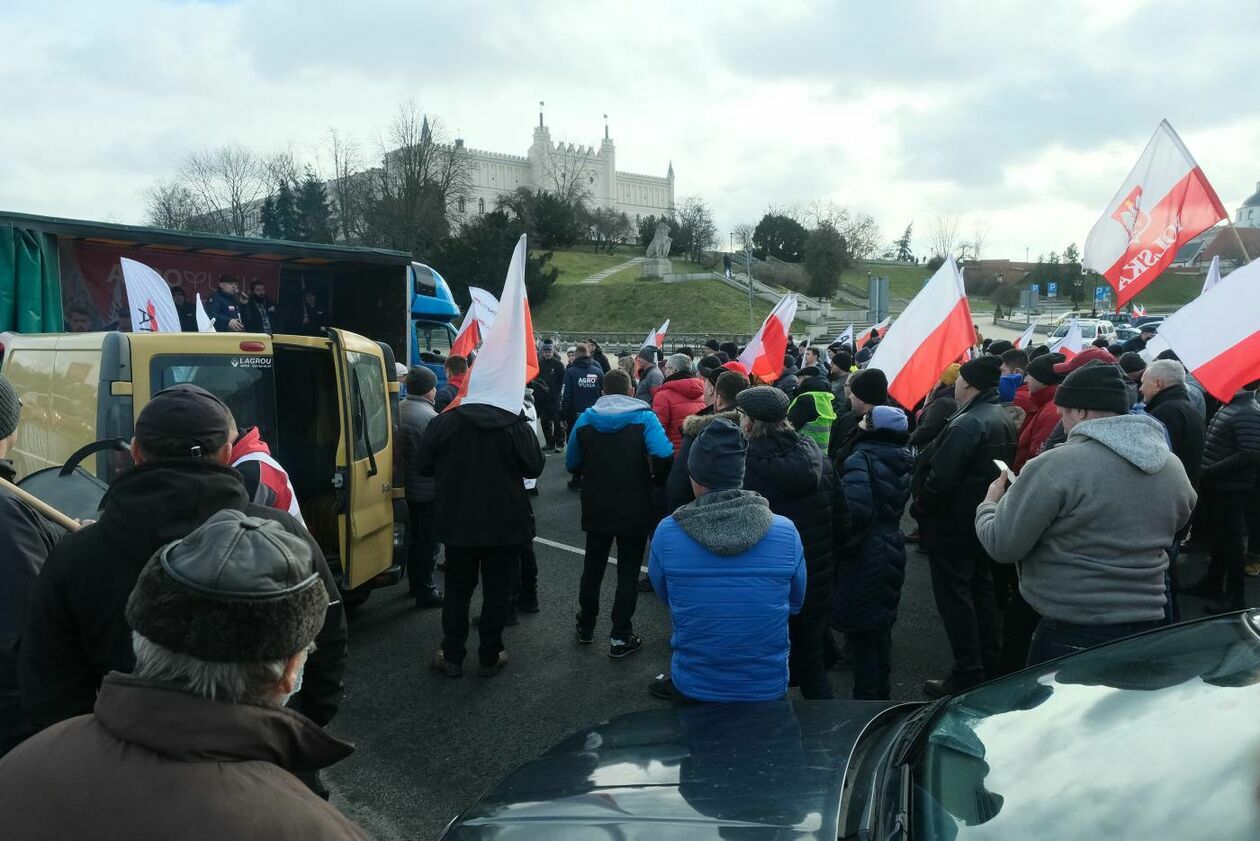 Protest rolników z Agrounii w Lublinie (zdjęcie 56) - Autor: Maciej Kaczanowski