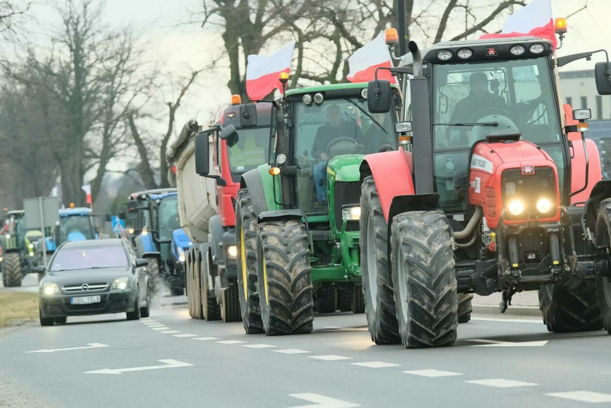  Protest rolników z Agrounii w Lublinie (zdjęcie 7) - Autor: Maciej Kaczanowski