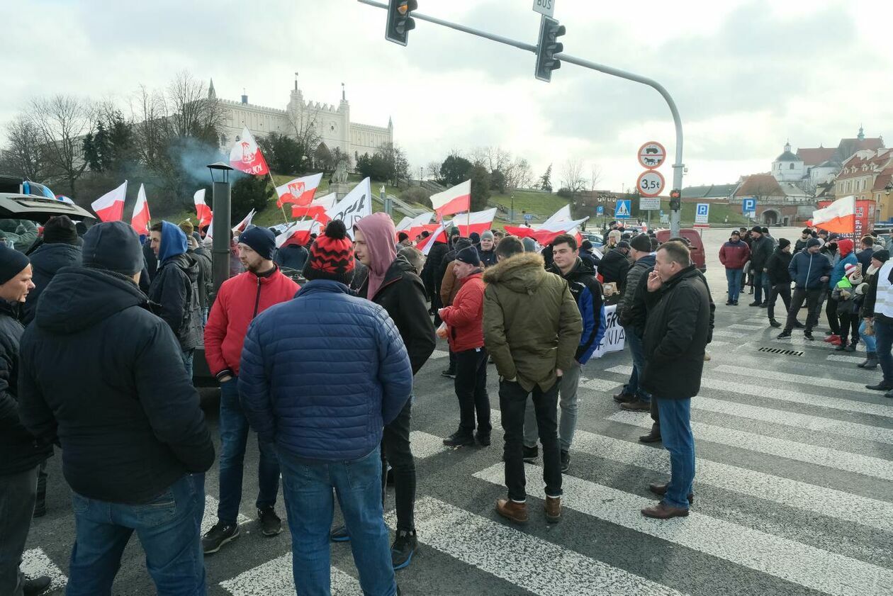  Protest rolników z Agrounii w Lublinie (zdjęcie 57) - Autor: Maciej Kaczanowski