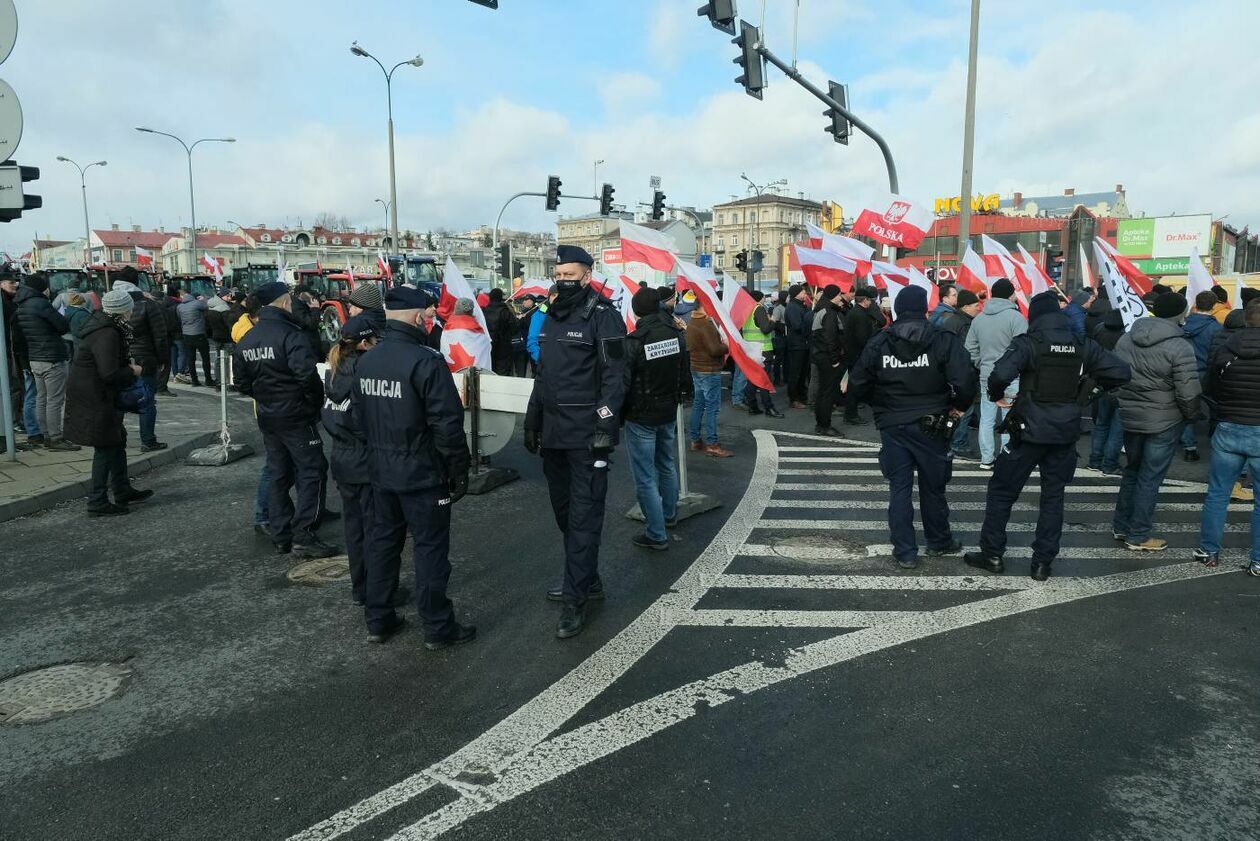  Protest rolników z Agrounii w Lublinie (zdjęcie 53) - Autor: Maciej Kaczanowski