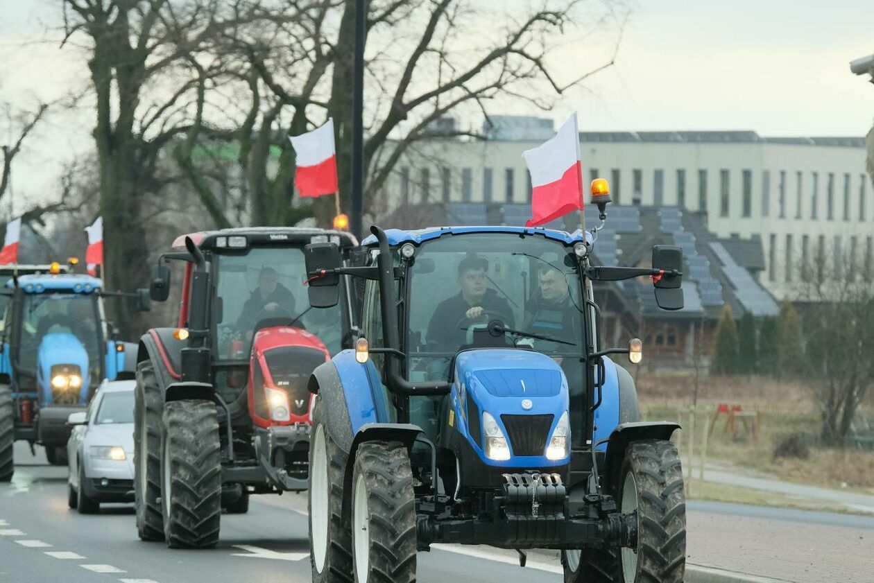  Protest rolników z Agrounii w Lublinie (zdjęcie 9) - Autor: Maciej Kaczanowski