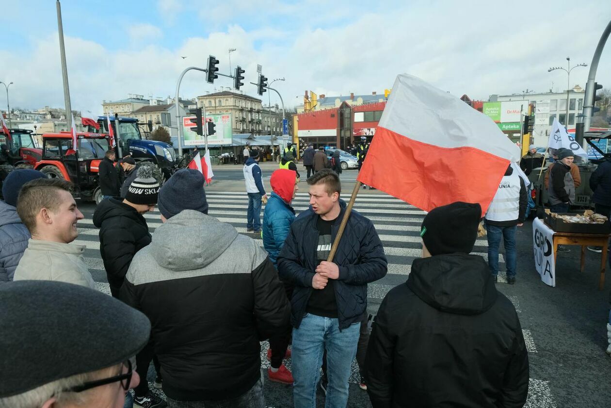  Protest rolników z Agrounii w Lublinie (zdjęcie 54) - Autor: Maciej Kaczanowski