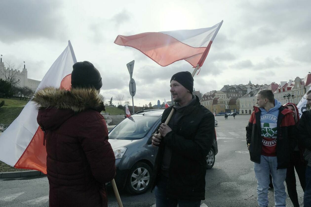  Protest rolników z Agrounii w Lublinie  - Autor: Maciej Kaczanowski