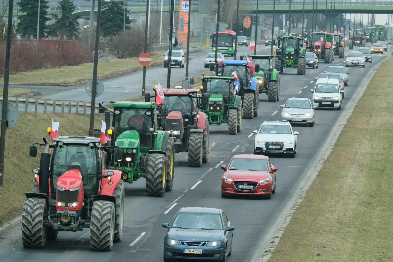  Protest rolników z Agrounii w Lublinie (zdjęcie 25) - Autor: Maciej Kaczanowski
