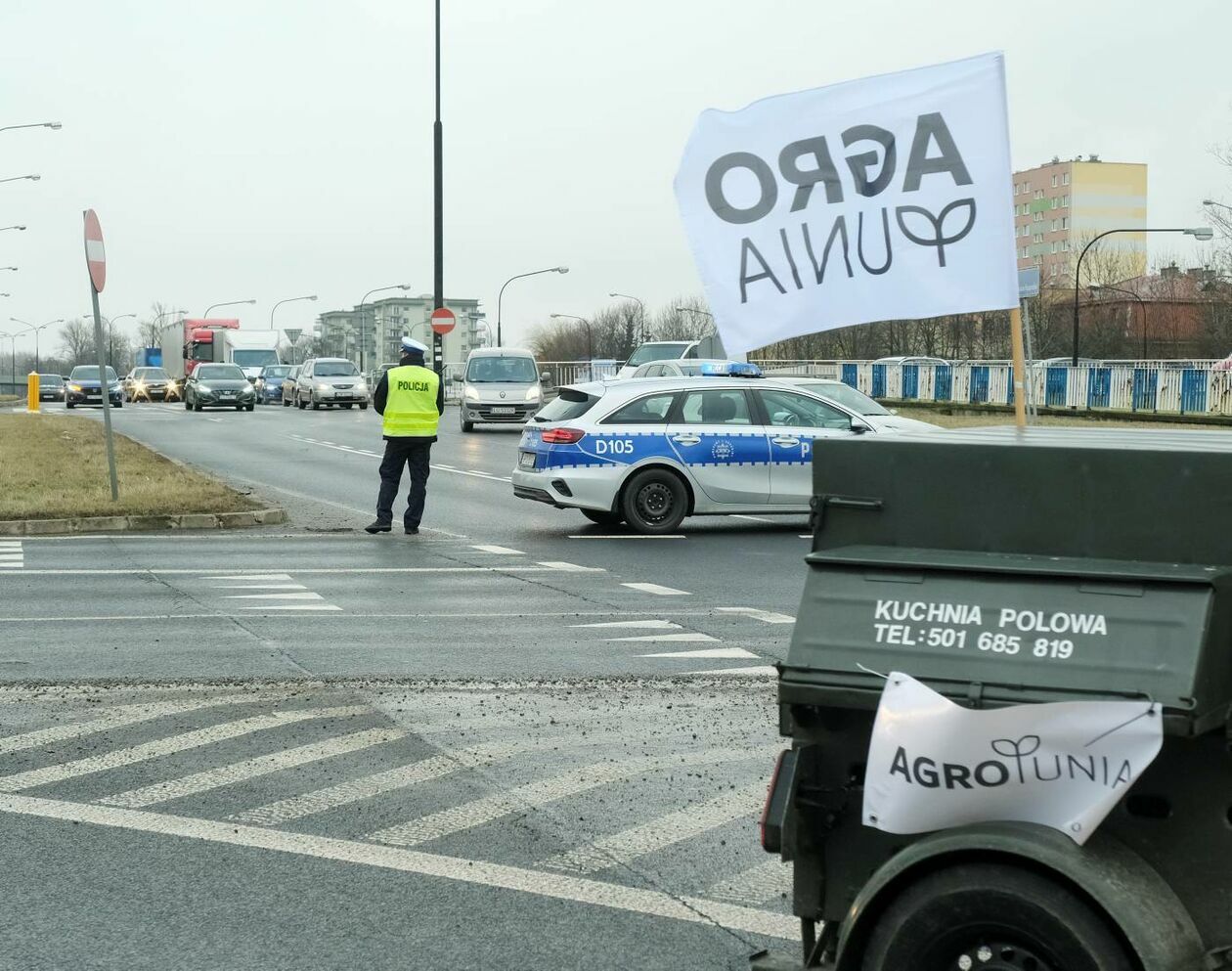  Protest rolników z Agrounii w Lublinie (zdjęcie 14) - Autor: Maciej Kaczanowski