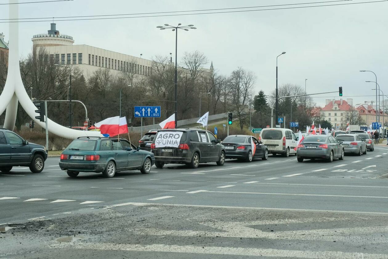  Protest rolników z Agrounii w Lublinie (zdjęcie 34) - Autor: Maciej Kaczanowski