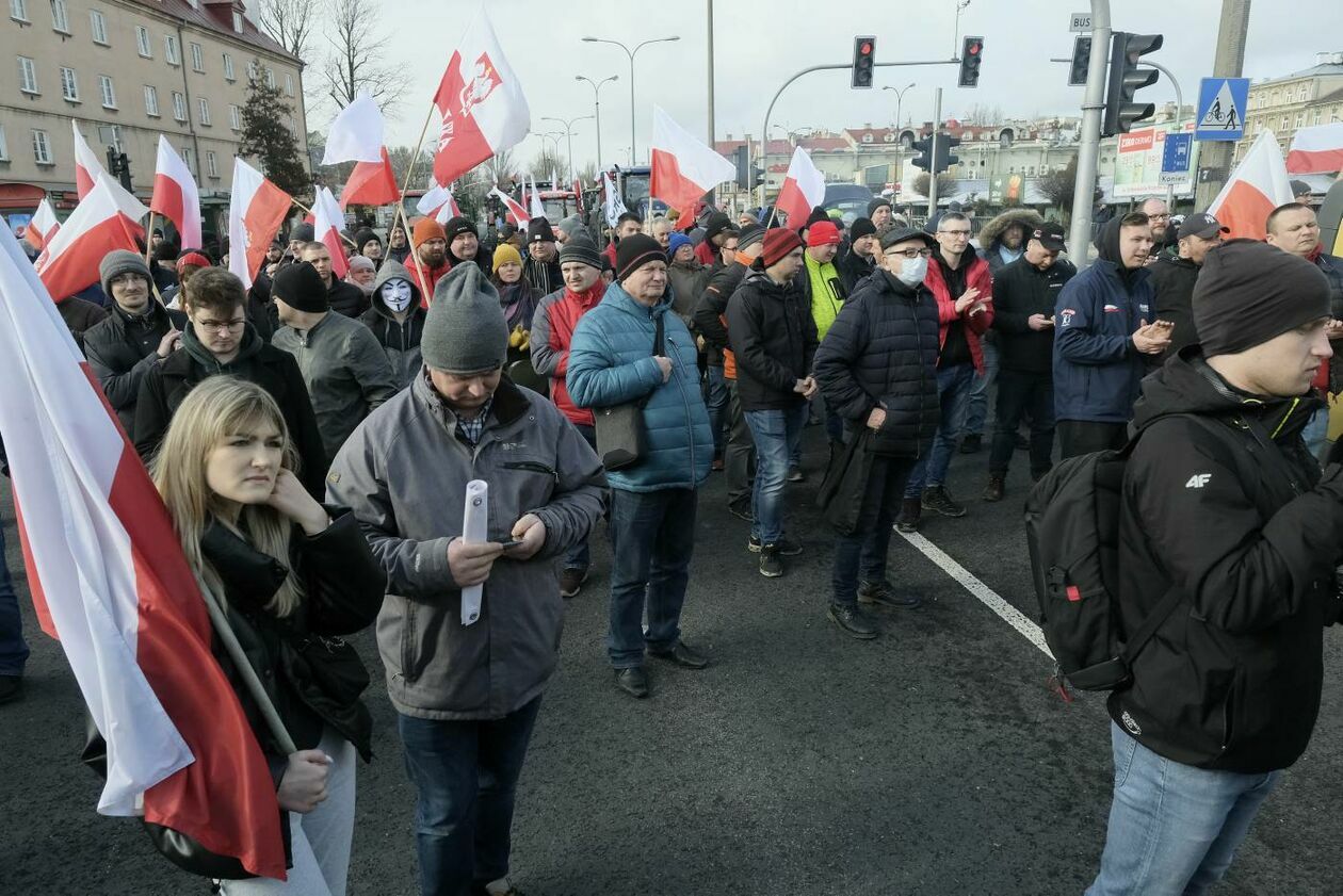  Protest rolników z Agrounii w Lublinie (zdjęcie 64) - Autor: Maciej Kaczanowski
