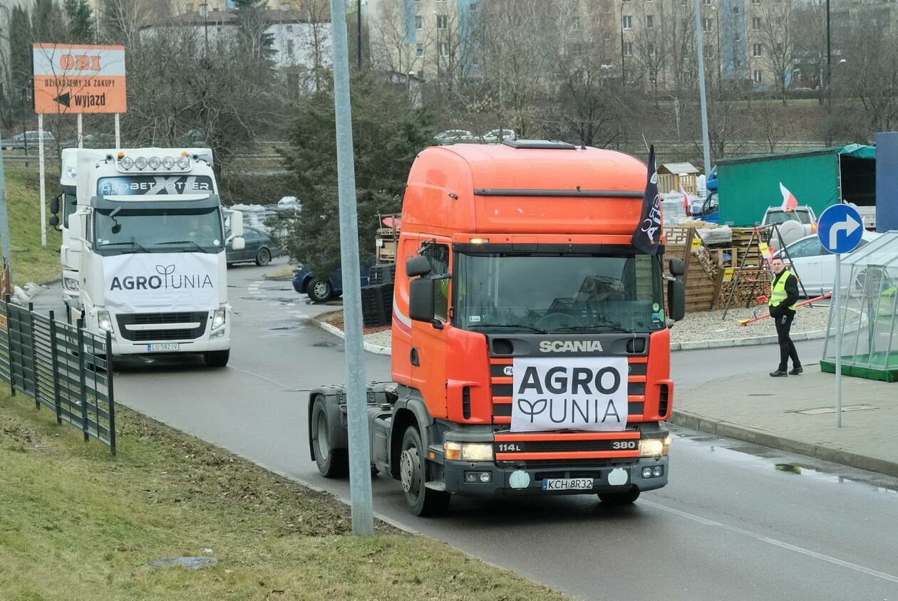  Protest rolników z Agrounii w Lublinie (zdjęcie 10) - Autor: Maciej Kaczanowski