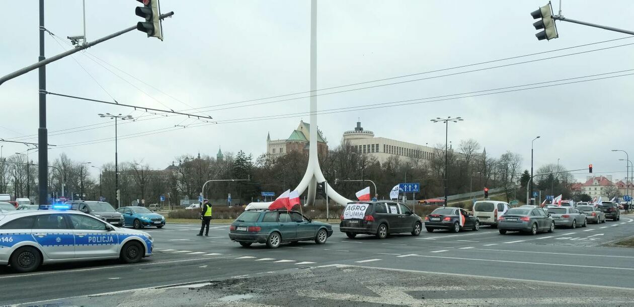  Protest rolników z Agrounii w Lublinie (zdjęcie 33) - Autor: Maciej Kaczanowski