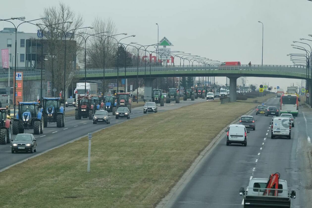  Protest rolników z Agrounii w Lublinie (zdjęcie 19) - Autor: Maciej Kaczanowski