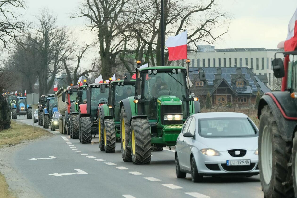  Protest rolników z Agrounii w Lublinie (zdjęcie 6) - Autor: Maciej Kaczanowski