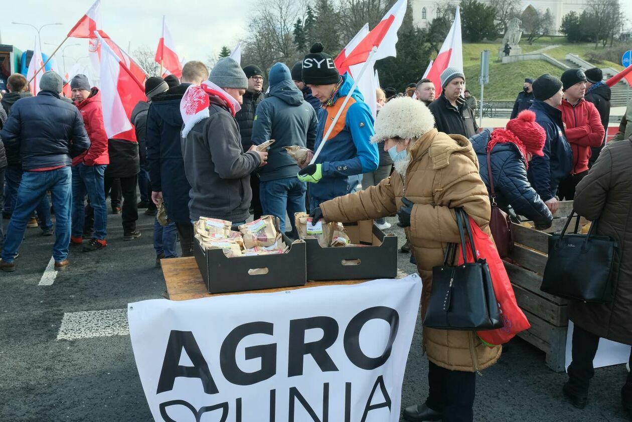  Protest rolników z Agrounii w Lublinie (zdjęcie 45) - Autor: Maciej Kaczanowski