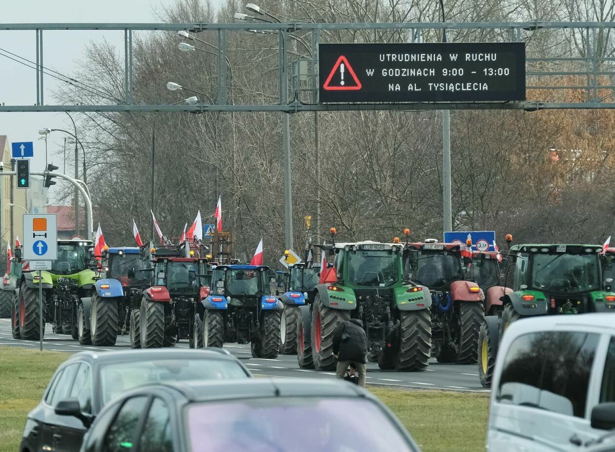  Protest rolników z Agrounii w Lublinie (zdjęcie 38) - Autor: Maciej Kaczanowski