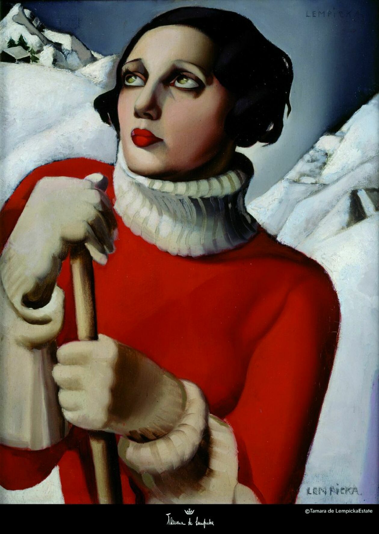  <p>Tamara Łempicka (1898&ndash;1980), Saint-Moritz, 1929 r., deska, olej, Muse&eacute; des Beaux-Arts, Orl&eacute;ans</p>