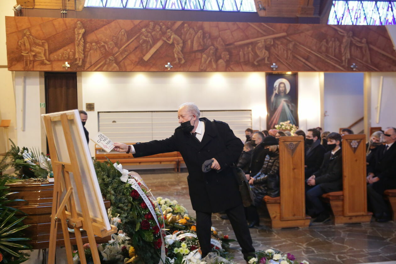  Pogrzeb prof. Jerzego Bartmińskiego (zdjęcie 3) - Autor: Maciej Kaczanowski
