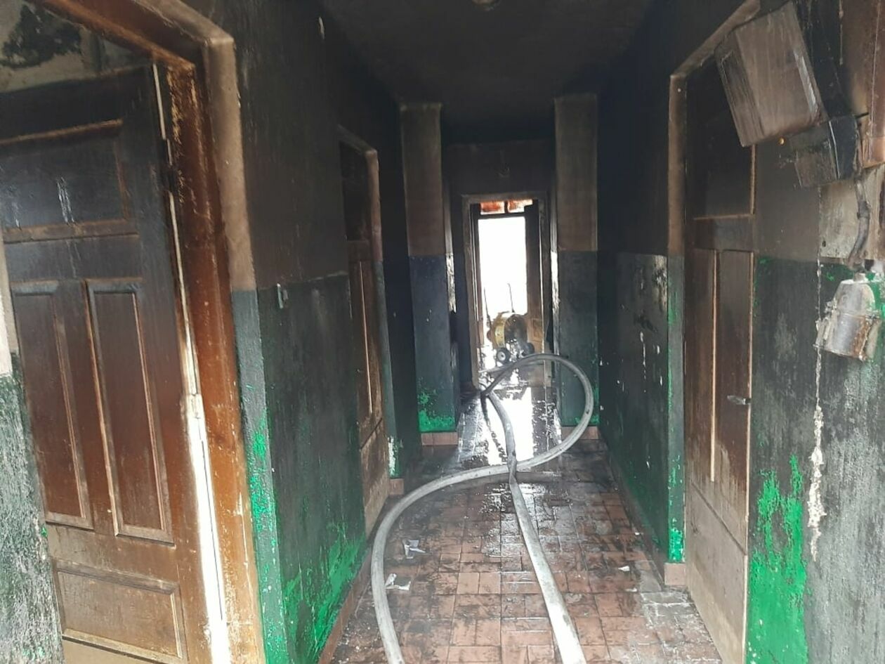  Pożar domu w Suchowoli  - Autor: Komenda Miejska PSP w Zamościu/Facebook