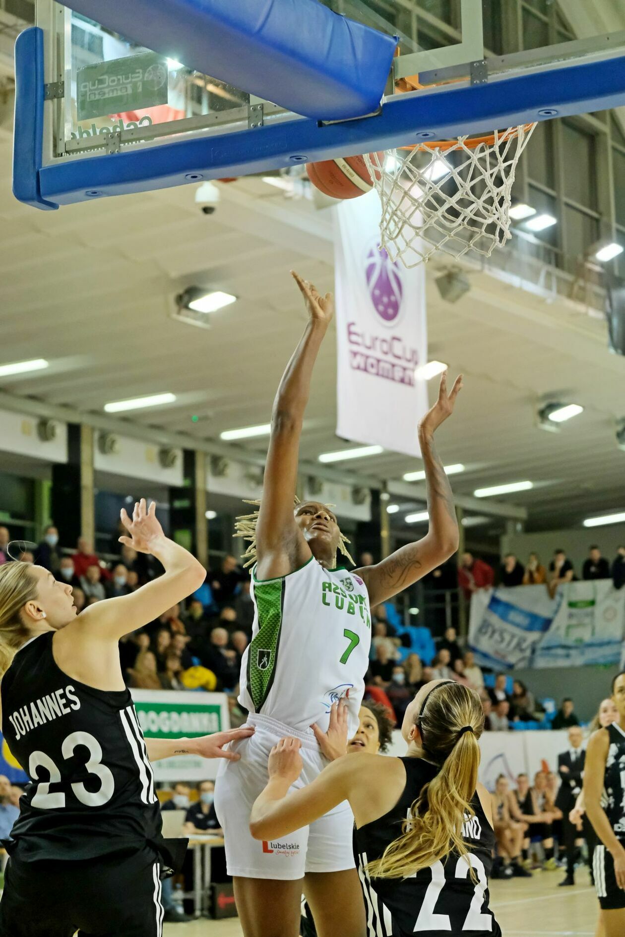  Pszczółka Polski Cukier AZS UMCS Lublin vs Lyon ASVEL Feminin (zdjęcie 24) - Autor: Maciej Kaczanowski