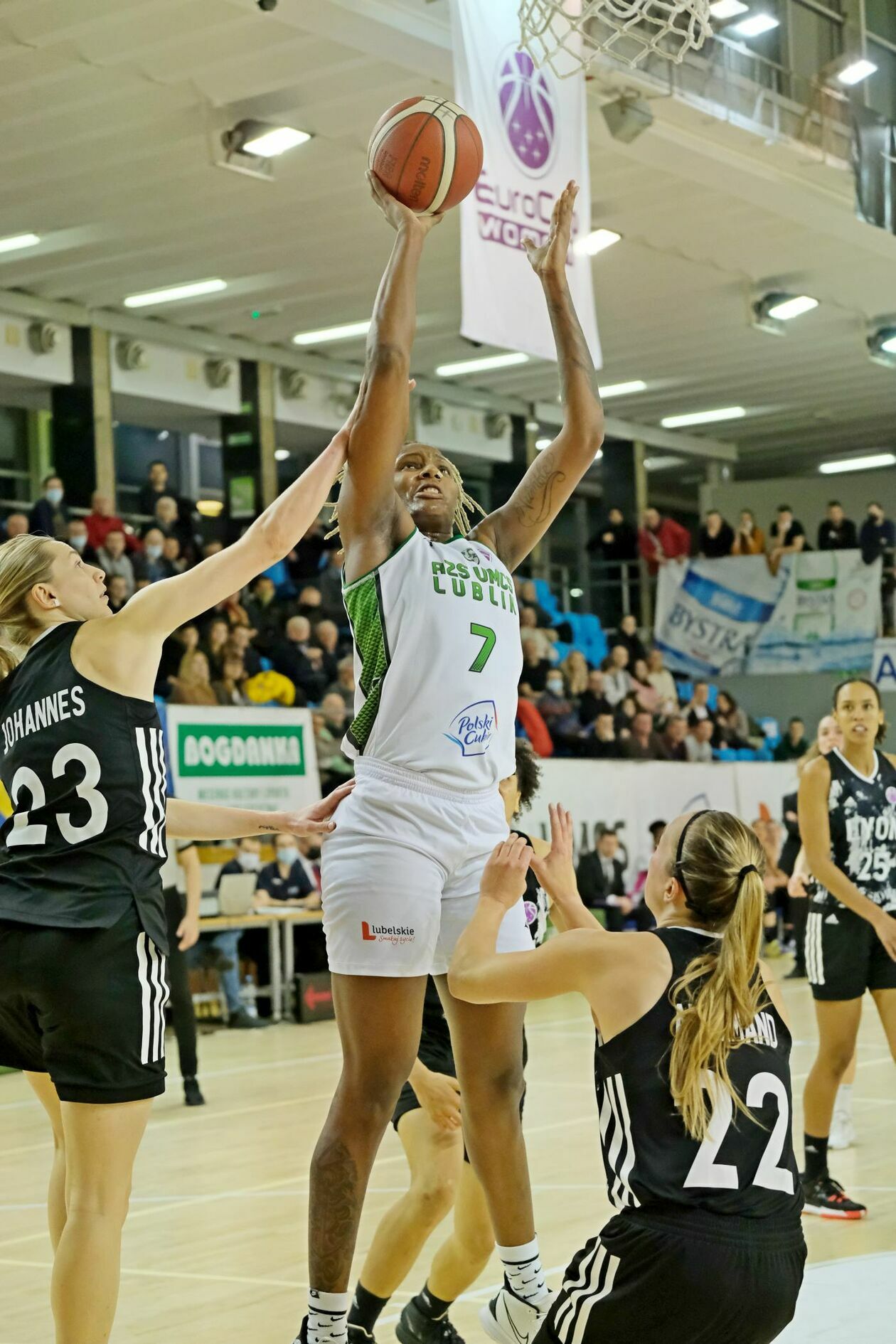  Pszczółka Polski Cukier AZS UMCS Lublin vs Lyon ASVEL Feminin (zdjęcie 23) - Autor: Maciej Kaczanowski