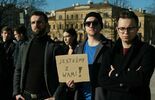Ukraińscy studenci UMCS protestują przeciwko rosyjskiej inwazji na ich kraj (zdjęcie 2)