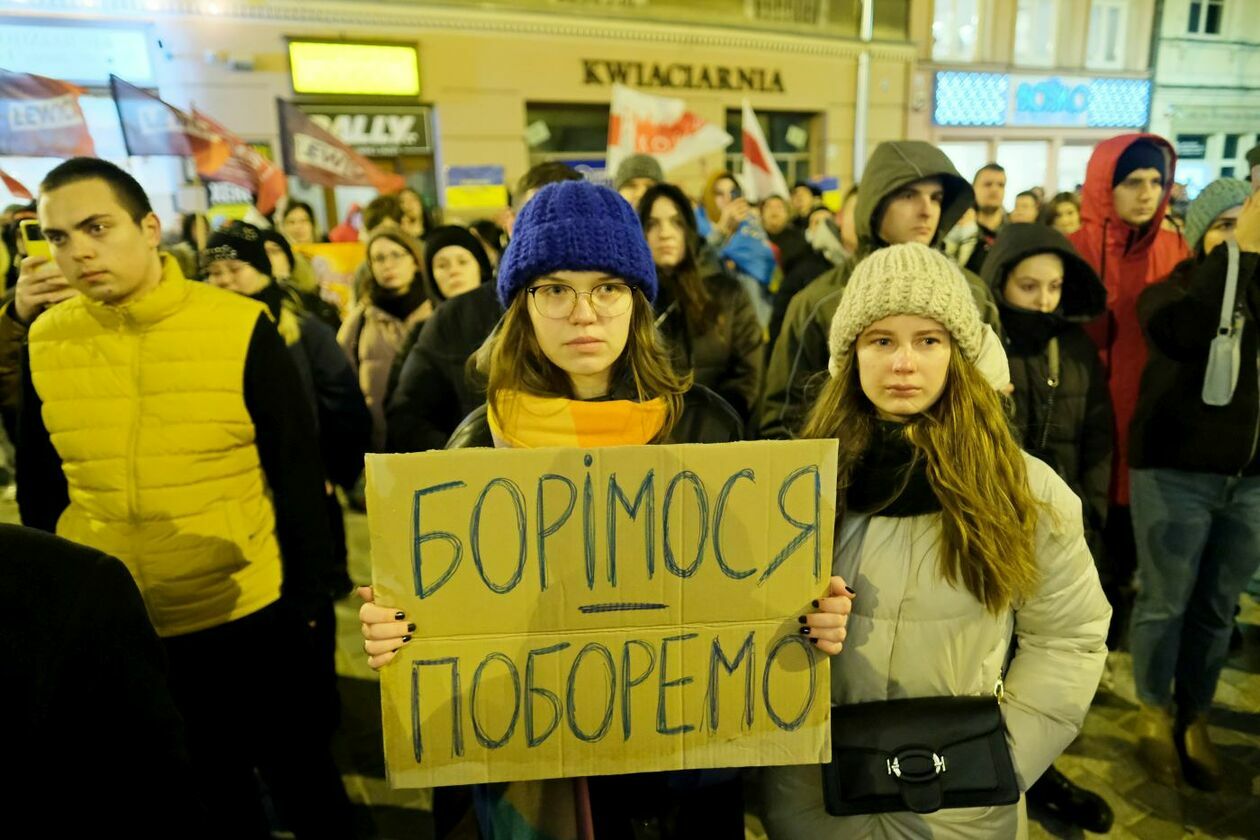 Lublin solidarny z Ukrainą (zdjęcie 30) - Autor: Maciej Kaczanowski