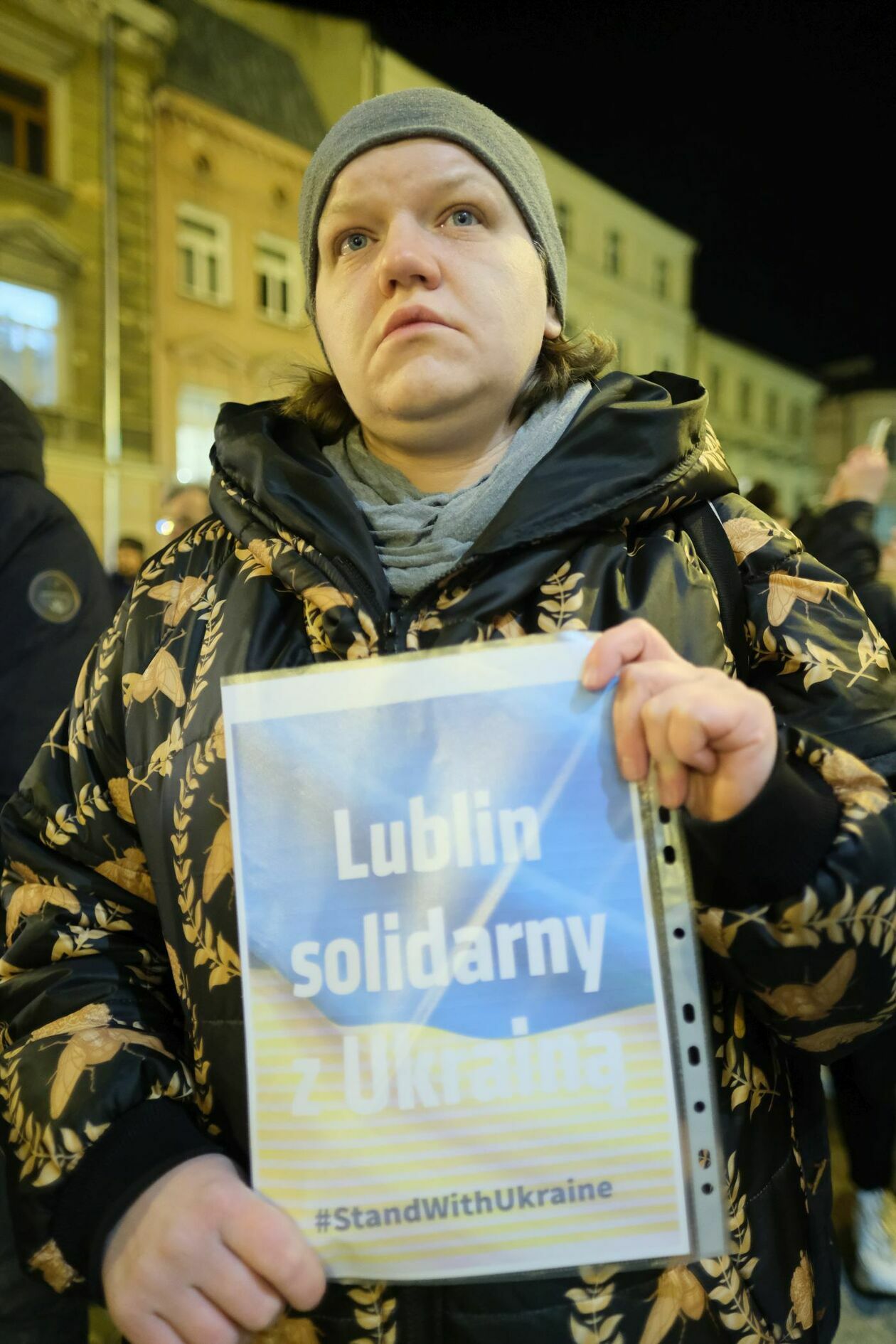  Lublin solidarny z Ukrainą (zdjęcie 21) - Autor: Maciej Kaczanowski